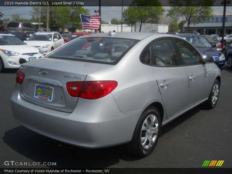 Liquid Silver / Gray 2010 Hyundai Elantra GLS