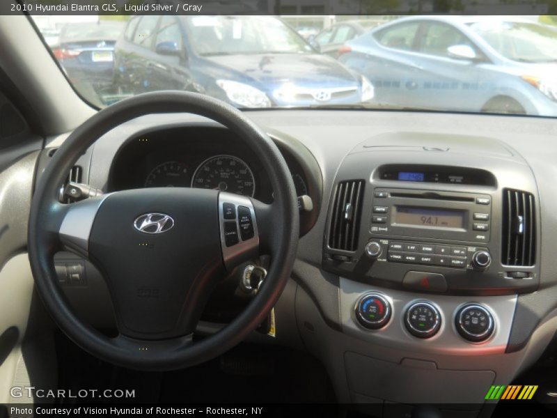 Liquid Silver / Gray 2010 Hyundai Elantra GLS