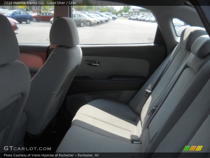 Liquid Silver / Gray 2010 Hyundai Elantra GLS
