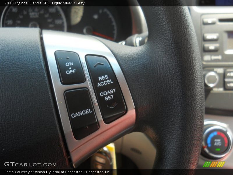 Liquid Silver / Gray 2010 Hyundai Elantra GLS