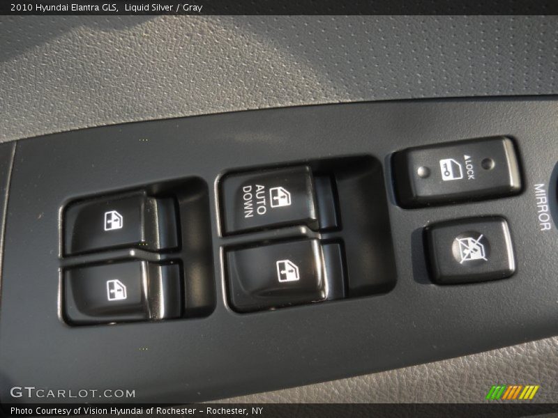 Liquid Silver / Gray 2010 Hyundai Elantra GLS