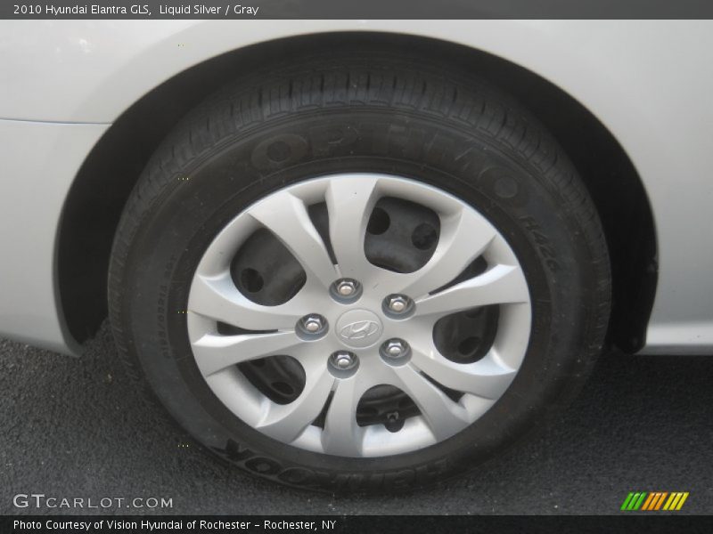 Liquid Silver / Gray 2010 Hyundai Elantra GLS