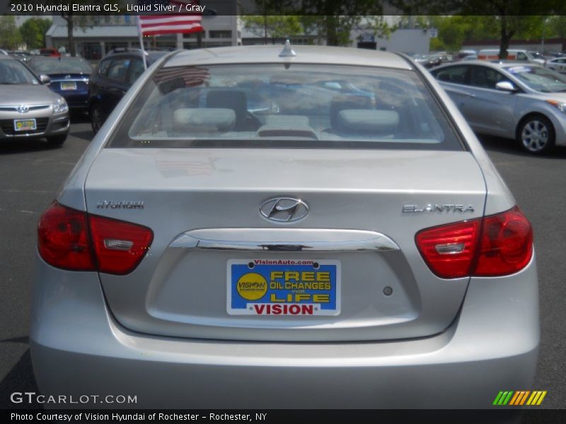 Liquid Silver / Gray 2010 Hyundai Elantra GLS