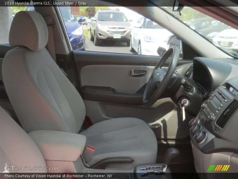 Liquid Silver / Gray 2010 Hyundai Elantra GLS