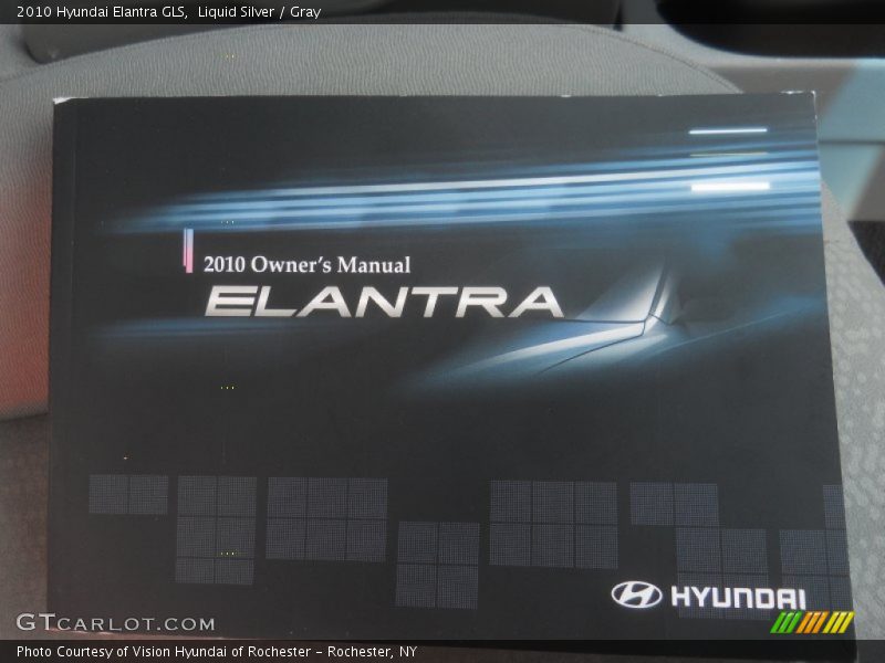 Liquid Silver / Gray 2010 Hyundai Elantra GLS