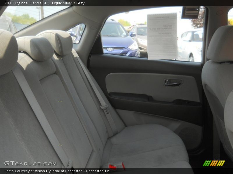 Liquid Silver / Gray 2010 Hyundai Elantra GLS