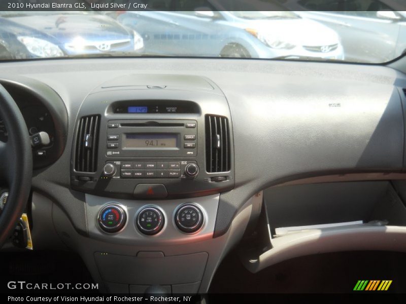 Liquid Silver / Gray 2010 Hyundai Elantra GLS