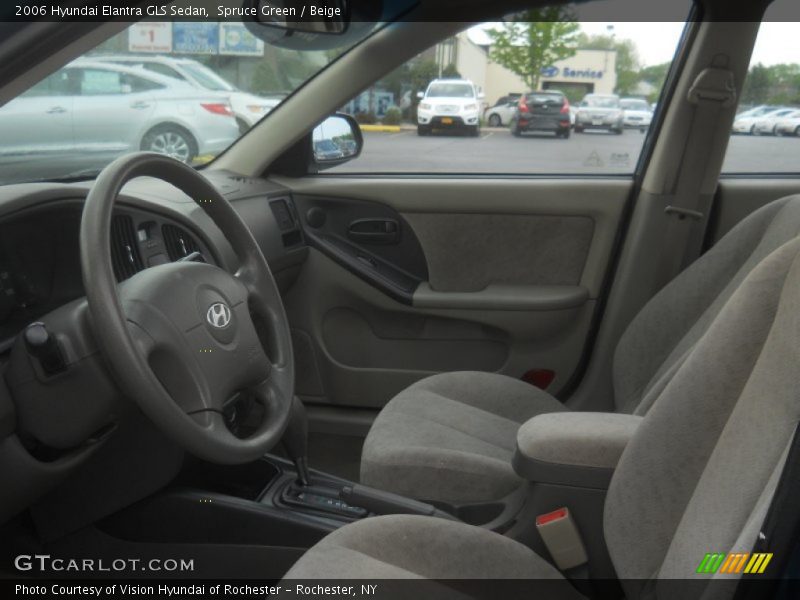 Spruce Green / Beige 2006 Hyundai Elantra GLS Sedan