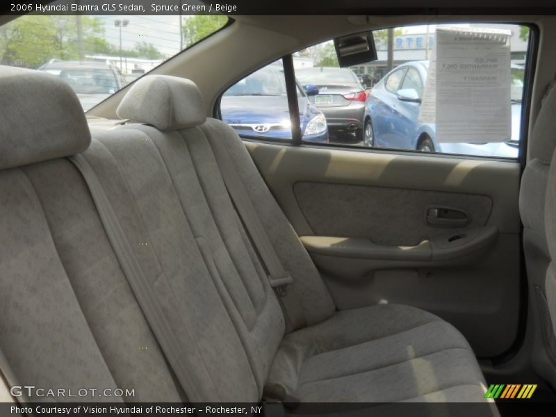 Spruce Green / Beige 2006 Hyundai Elantra GLS Sedan