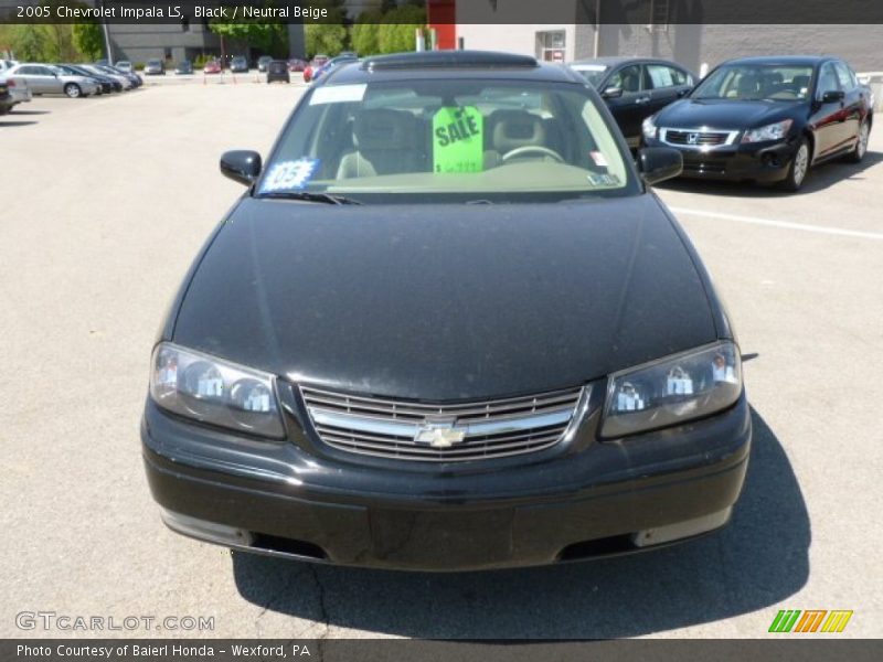 Black / Neutral Beige 2005 Chevrolet Impala LS