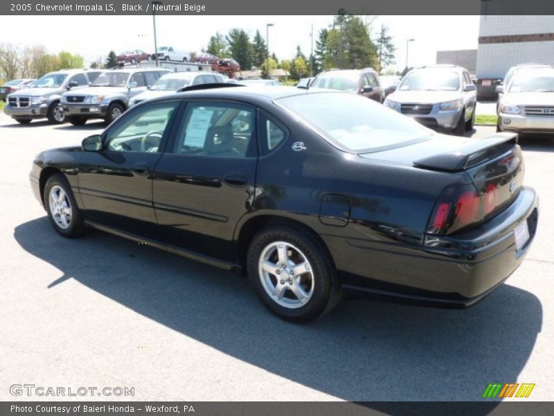 Black / Neutral Beige 2005 Chevrolet Impala LS