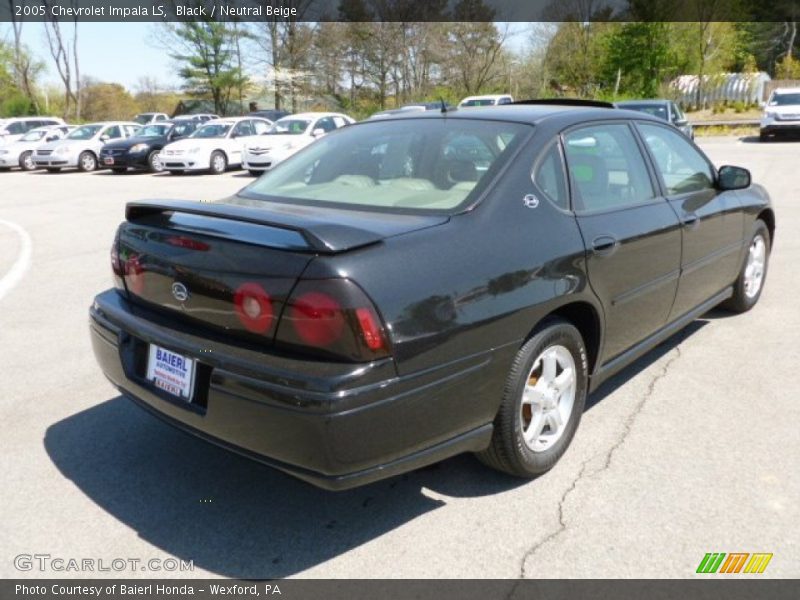 Black / Neutral Beige 2005 Chevrolet Impala LS