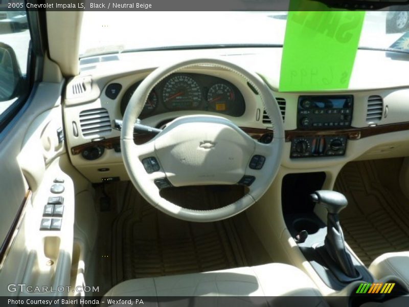 Black / Neutral Beige 2005 Chevrolet Impala LS