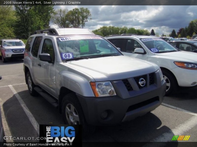 Silver Lightning / Graphite 2008 Nissan Xterra S 4x4