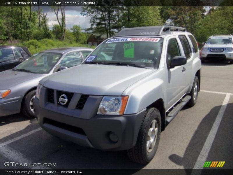 Silver Lightning / Graphite 2008 Nissan Xterra S 4x4