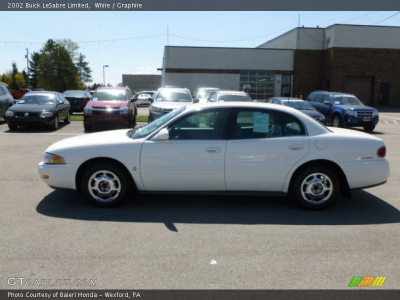White / Graphite 2002 Buick LeSabre Limited