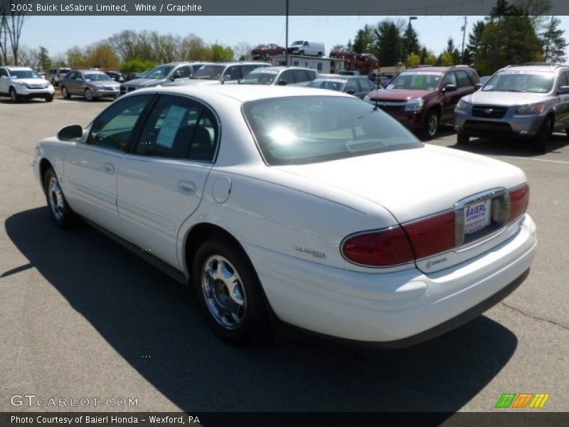 White / Graphite 2002 Buick LeSabre Limited