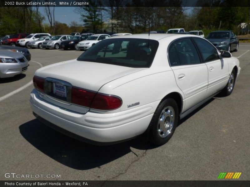 White / Graphite 2002 Buick LeSabre Limited