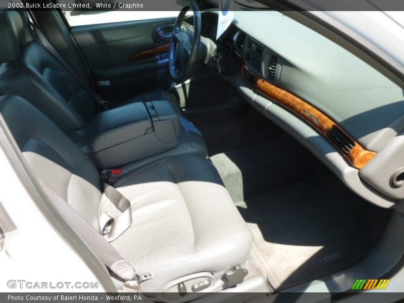 White / Graphite 2002 Buick LeSabre Limited