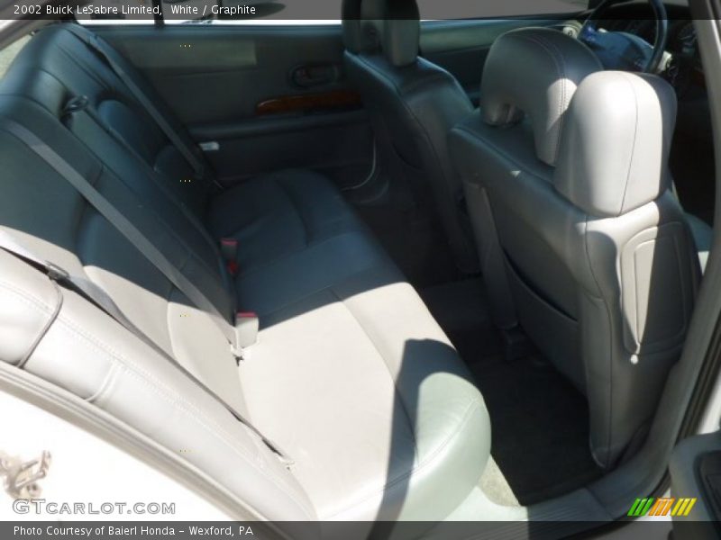White / Graphite 2002 Buick LeSabre Limited