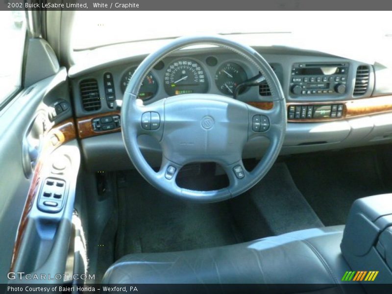 White / Graphite 2002 Buick LeSabre Limited