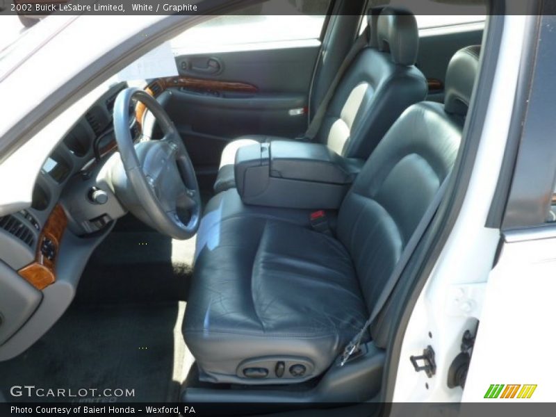 White / Graphite 2002 Buick LeSabre Limited