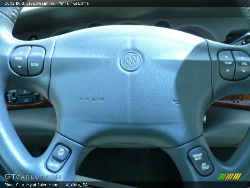 White / Graphite 2002 Buick LeSabre Limited