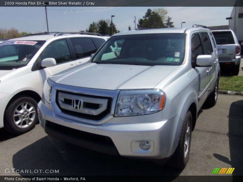 Billet Silver Metallic / Gray 2009 Honda Pilot EX-L