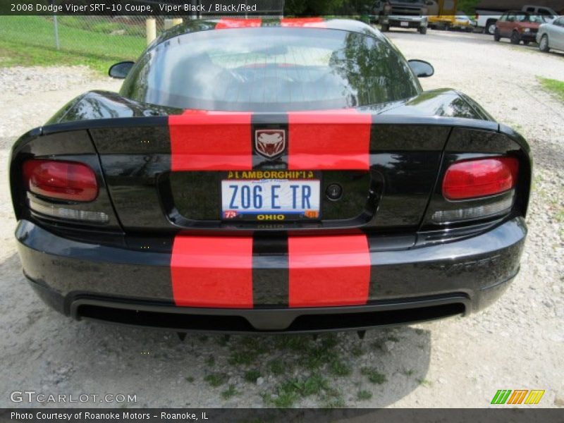 Viper Black / Black/Red 2008 Dodge Viper SRT-10 Coupe