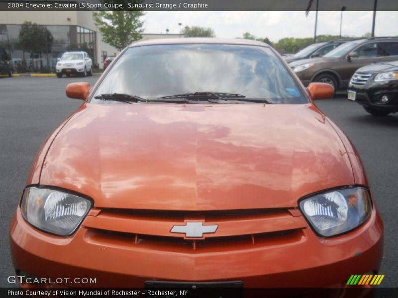 Sunburst Orange / Graphite 2004 Chevrolet Cavalier LS Sport Coupe