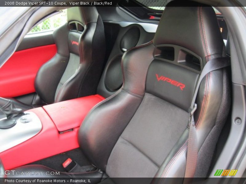  2008 Viper SRT-10 Coupe Black/Red Interior