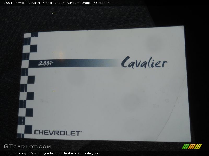 Sunburst Orange / Graphite 2004 Chevrolet Cavalier LS Sport Coupe