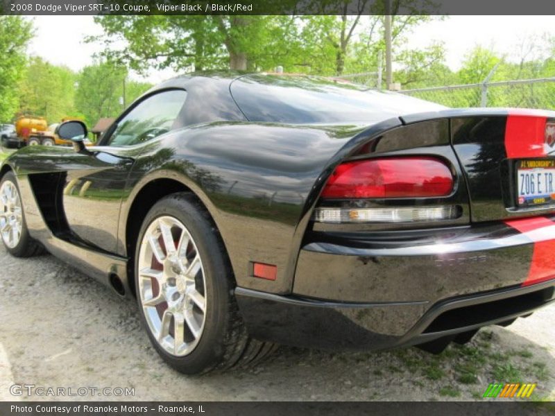 Viper Black / Black/Red 2008 Dodge Viper SRT-10 Coupe