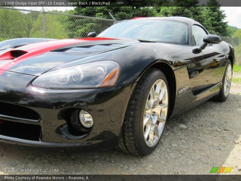 Viper Black / Black/Red 2008 Dodge Viper SRT-10 Coupe