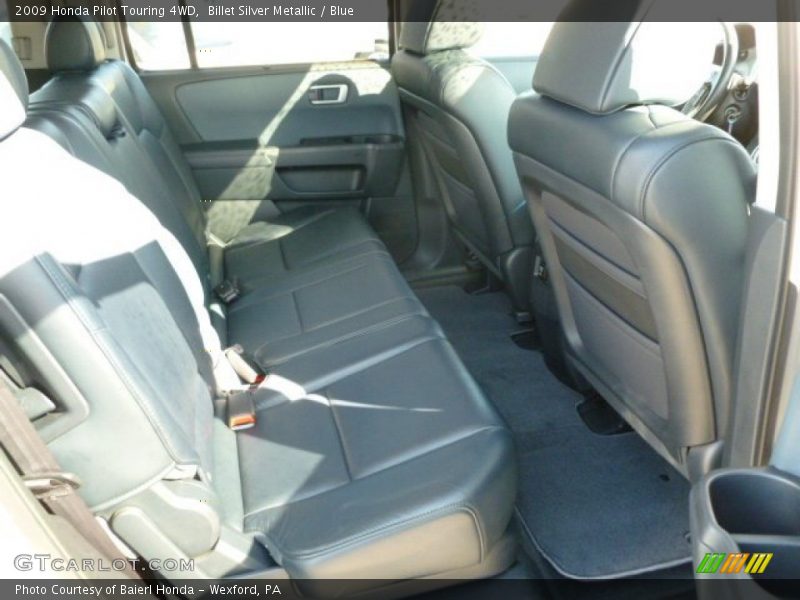 Billet Silver Metallic / Blue 2009 Honda Pilot Touring 4WD