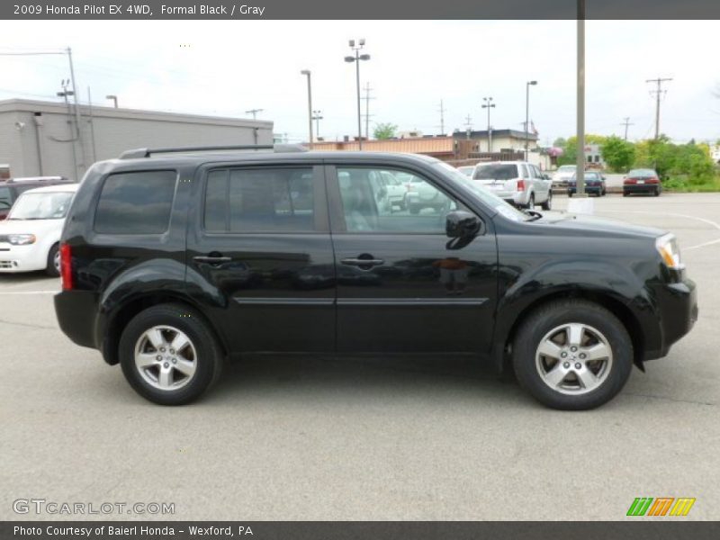 Formal Black / Gray 2009 Honda Pilot EX 4WD