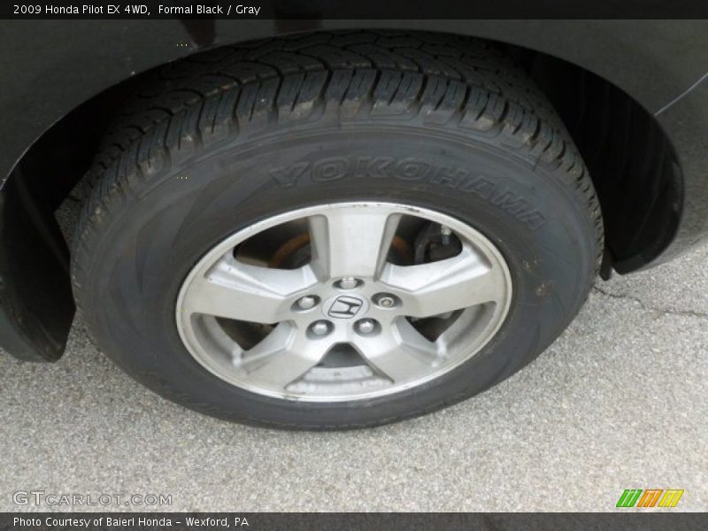 Formal Black / Gray 2009 Honda Pilot EX 4WD