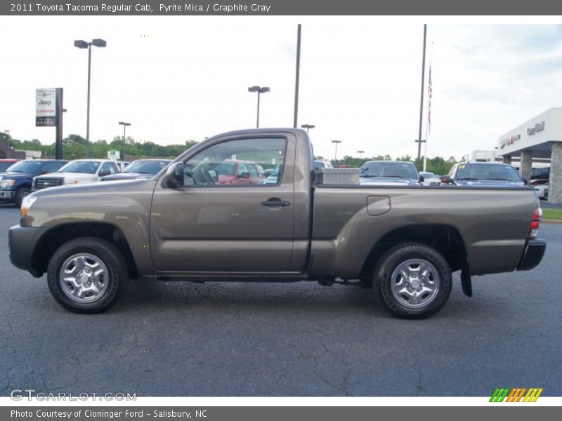 Pyrite Mica / Graphite Gray 2011 Toyota Tacoma Regular Cab