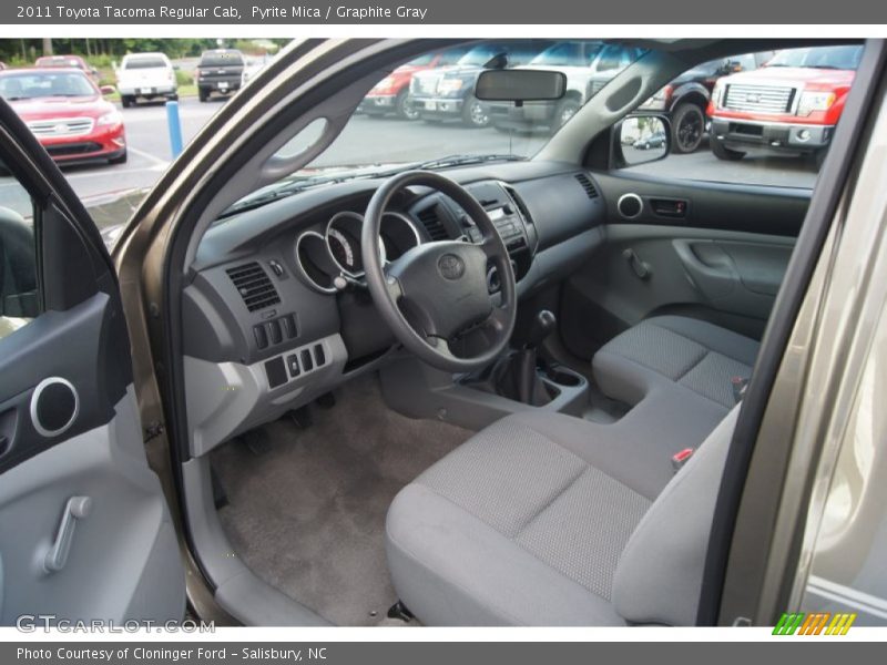 Pyrite Mica / Graphite Gray 2011 Toyota Tacoma Regular Cab