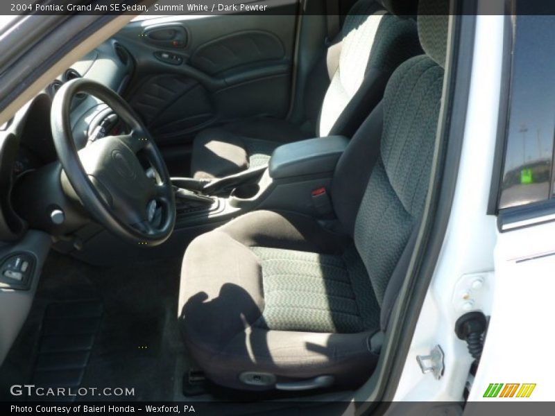 Summit White / Dark Pewter 2004 Pontiac Grand Am SE Sedan