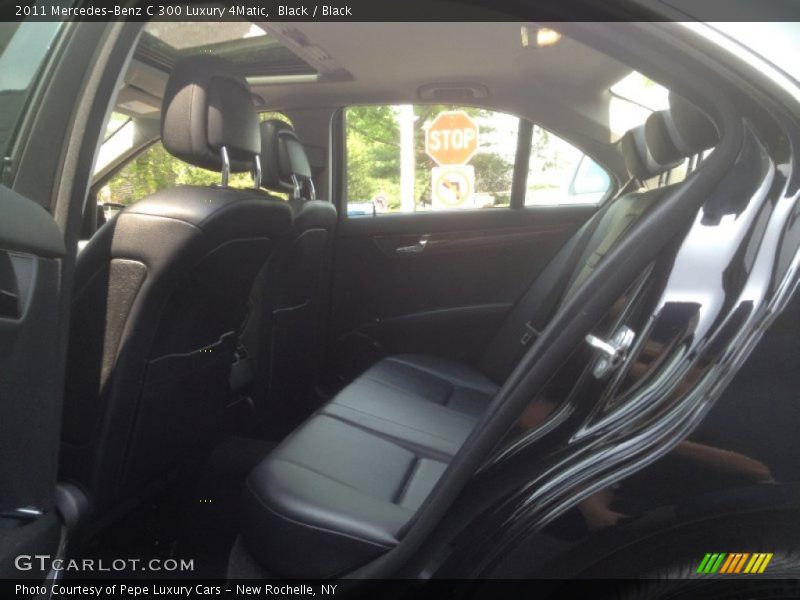 Black / Black 2011 Mercedes-Benz C 300 Luxury 4Matic
