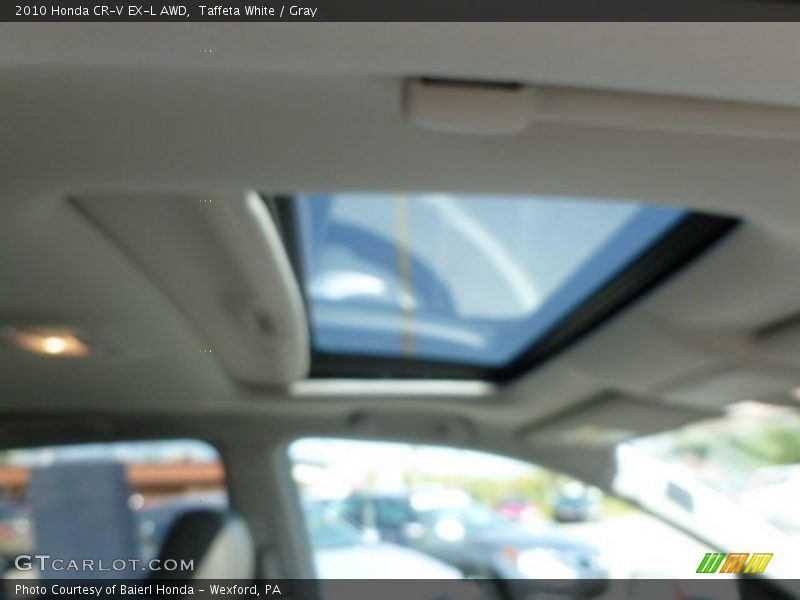Taffeta White / Gray 2010 Honda CR-V EX-L AWD