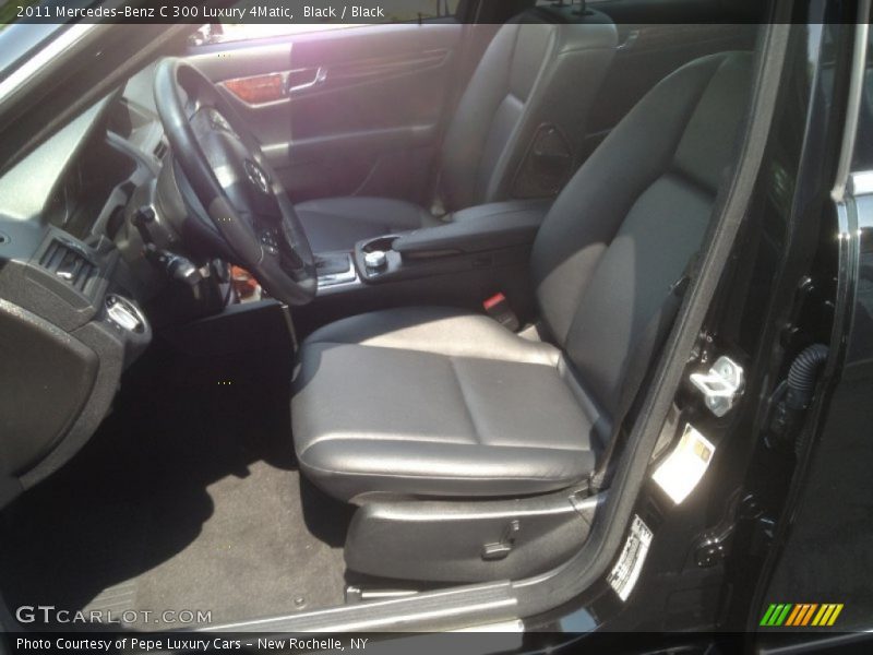 Black / Black 2011 Mercedes-Benz C 300 Luxury 4Matic