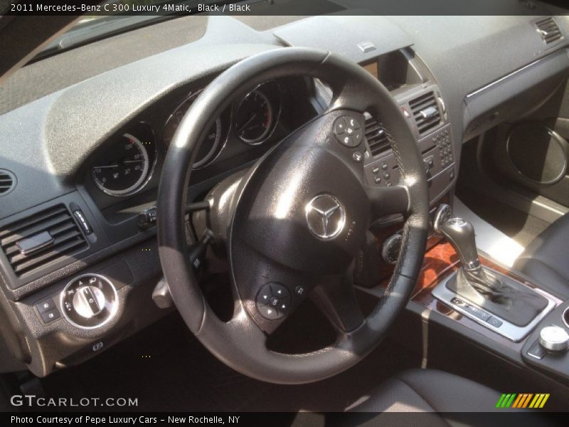 Black / Black 2011 Mercedes-Benz C 300 Luxury 4Matic