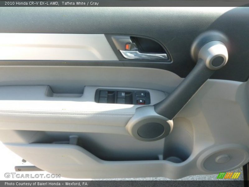 Taffeta White / Gray 2010 Honda CR-V EX-L AWD