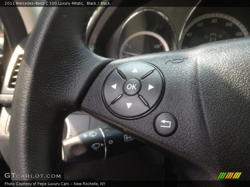 Black / Black 2011 Mercedes-Benz C 300 Luxury 4Matic
