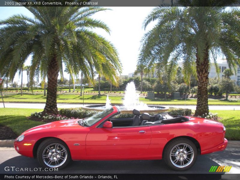 Phoenix / Charcoal 2001 Jaguar XK XK8 Convertible