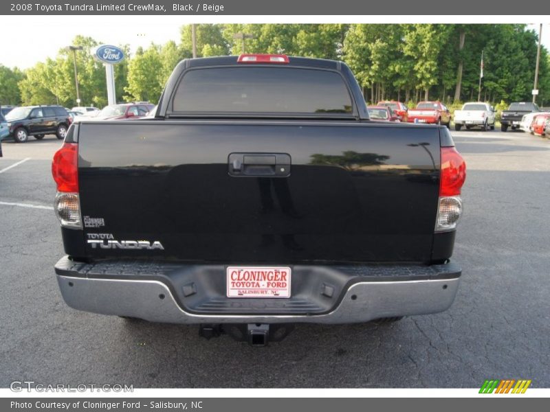 Black / Beige 2008 Toyota Tundra Limited CrewMax