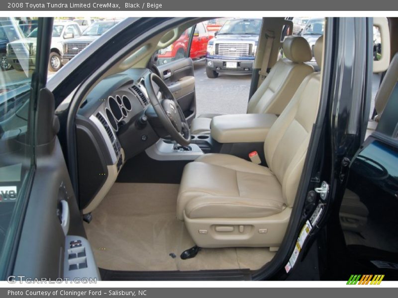  2008 Tundra Limited CrewMax Beige Interior