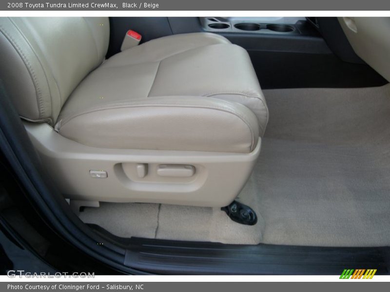 Black / Beige 2008 Toyota Tundra Limited CrewMax